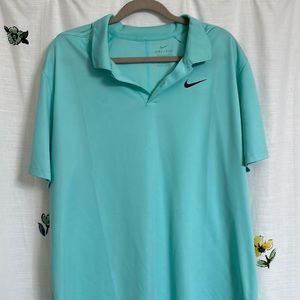 Nike dri fit golf shirt